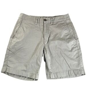 Bonobos Shorts Men's 28 Light Gray 7" Casual Flat Front Chino Shorts Preppy Golf